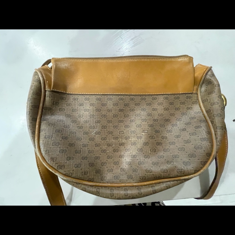 Gucci Vintage 80’s camel cross body handbag - Picture 3 of 8